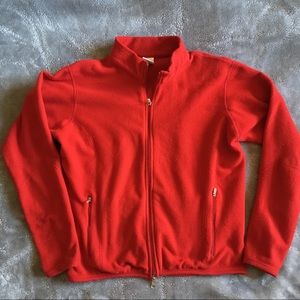 Red Zip Up Jumper